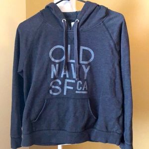 Girls M Old Navy gray hoodie